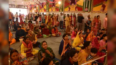 बड़ी द्वादशी पर काफी संख्या में भक्तों ने श्याम प्रभु का दर्शन किया