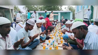 मुल्क में अमन, चैन और तरक्की की दुआ के साथ किया इफ्तार