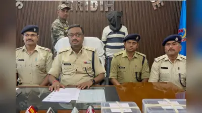 कोडरमा में डकैती करनेवाला पप्पू शर्मा चढ़ा पुलिस के हत्थे, हथियार के साथ गिरिडीह से अरेस्ट