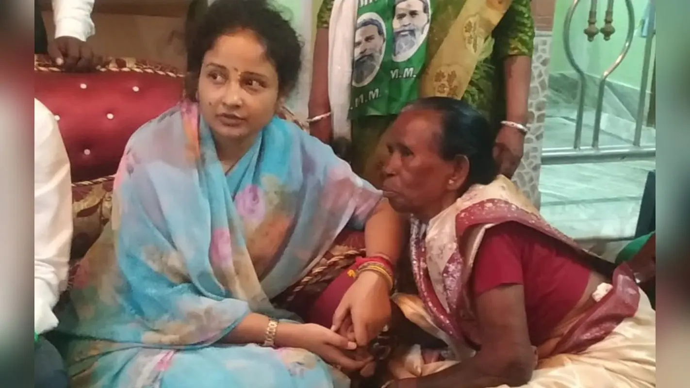 गिरिडीह पहुंचीं हेमंत सोरेन की पत्नी कल्पना सोरेन, बेंगाबाद में हुआ भव्य स्वागत