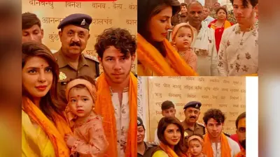 निक जोनस और बेटी मालती के साथ अयोध्या नगरी पहुंची प्रियंका चोपड़ा, रामलला के किये दर्शन
