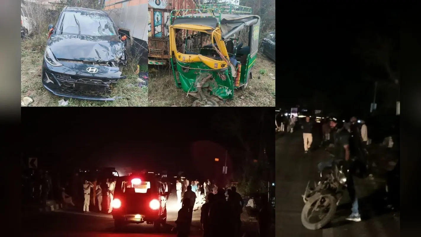 कोडरमा के चंदवारा में हादसे के बाद रांची-पटना रोड जाम, पथराव में थाना प्रभारी घायल, देखें लाठीचार्ज का VIDEO