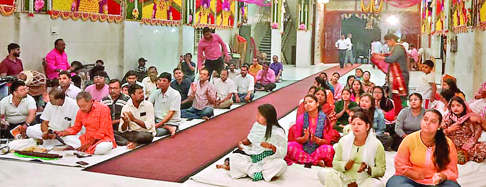 भजनों से गूंज उठा श्याम मंदिर