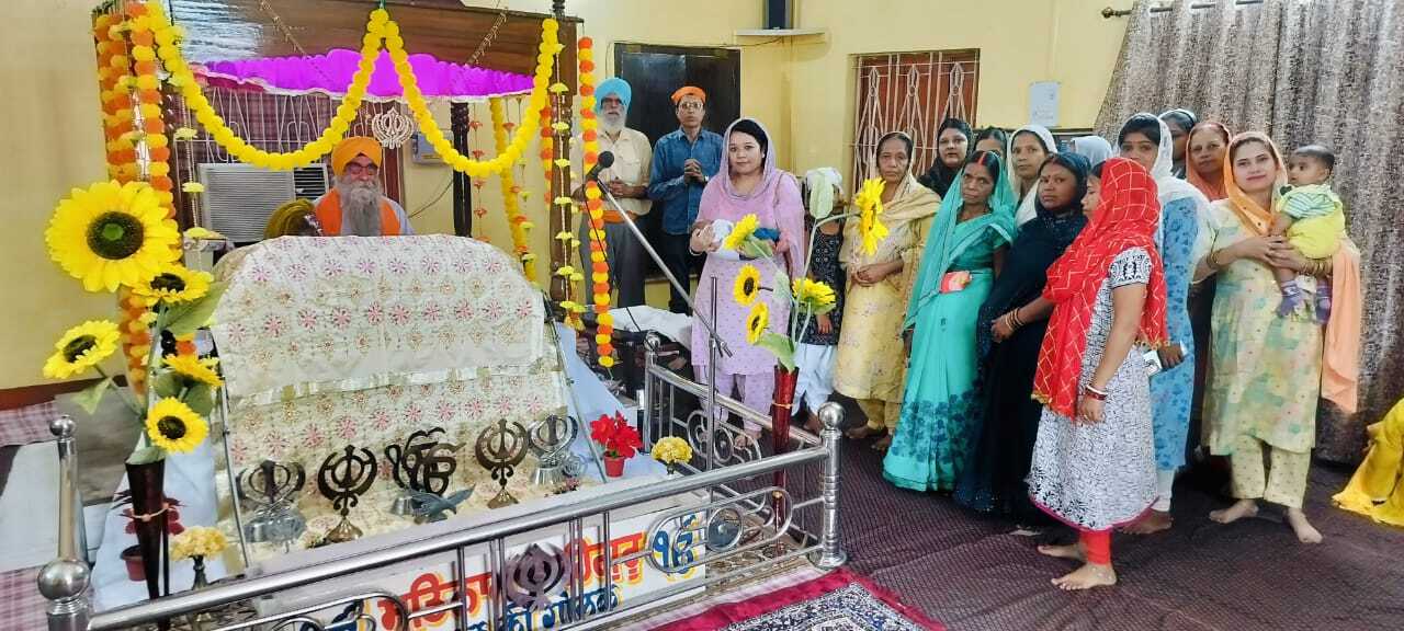गुरु सिंह सभा संडे बाजार में पाठ और कीर्तन का आयोजन