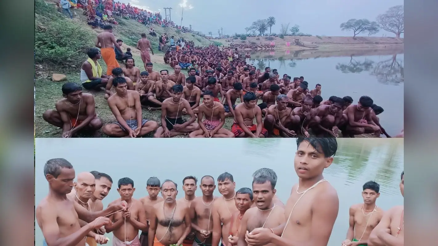 भगता परब: लोटन करते भगतिया पहुंचे शिवालय, बाबा भोलेनाथ व बूढ़ा बाबा के जयकारे से गूंज उठा बोकारो का सिंहपुर