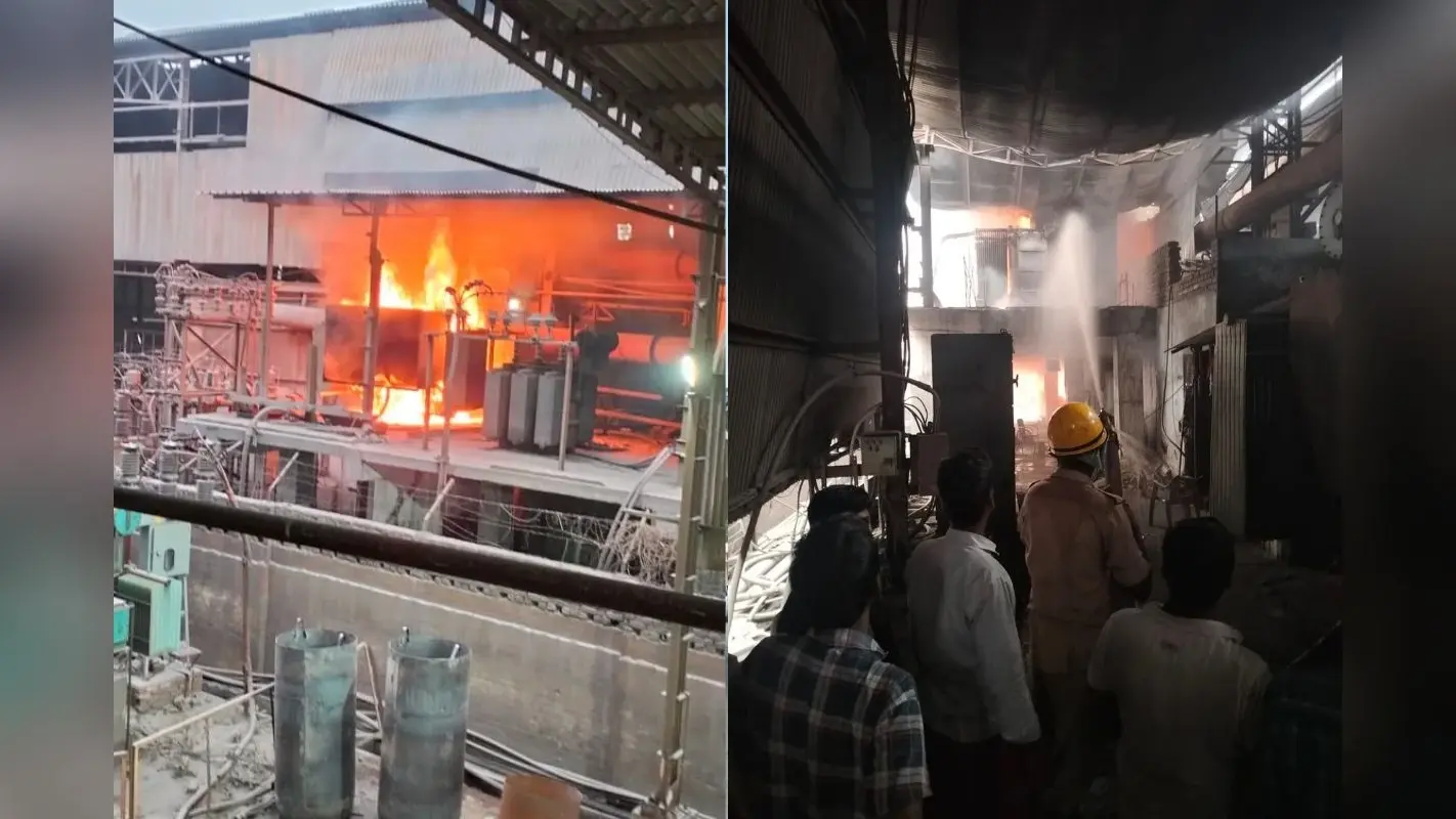 बोकारो में बियाडा की इस्पात कंपनी में लगी आग, करीब डेढ़ करोड़ का नुकसान