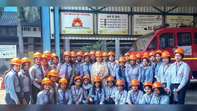 रांची वीमेंस कॉलेज की छात्राओं ने किया औद्योगिक भ्रमण
