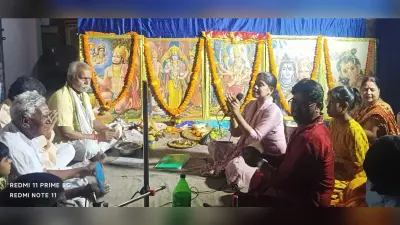 शिव गौरा के लाडले गणेश जी मेरे अंगना पधारों … पर झूमे श्रद्धालु