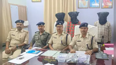 पीएलएफआइ के तीन उग्रवादी गिरफ्तार, हथियार जब्त