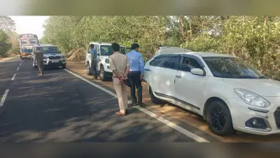 बीडीओ ने आगैया स्थित चेकनाका का किया निरीक्षण