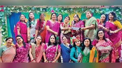 गणगौर सिंधारा में दिखी राजस्थानी संस्कृति की झलक