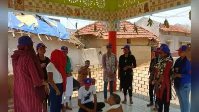 एनएसएस ने बाल विवाह रोकने को लेकर ग्रामीणों को किया जागरूक