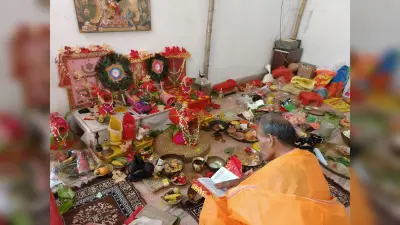कलश स्थापना के साथ चैत्र नवरात्र शुरू