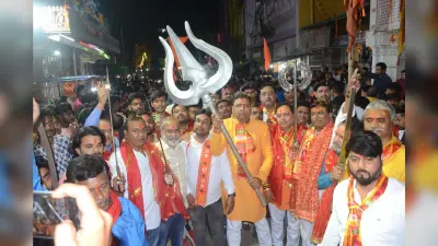 तीसरी मंगलवारी पर निकली भव्य शोभायात्रा