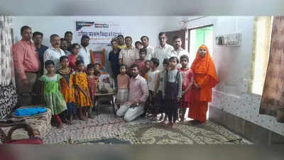 पाठ्य सामग्री का वितरण