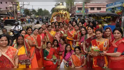 मारवाड़ी महिला समिति ने मनाया गणगौर उत्सव