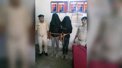 रंगदारी मांगने के आरोप में दो गिरफ्तार