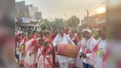 सरहुल शोभयात्रा में उमड़ा जनसैलाब