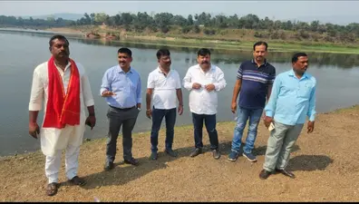 केंद्रीय रामनवमी अखाड़ा समिति के पदाधिकारियों ने छठ घाटों का निरीक्षण किया
