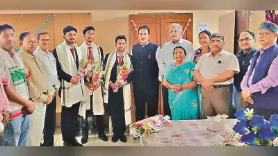 रांची विवि के विद्यार्थियों का पंजाब में बेहतर प्रदर्शन, हुए सम्मानित