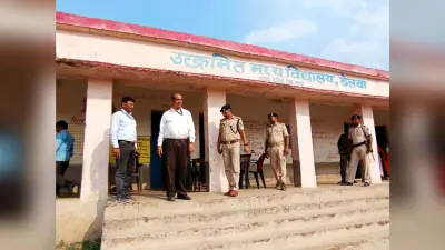अधिकारियों ने नक्सल प्रभावित बूथों का निरीक्षण