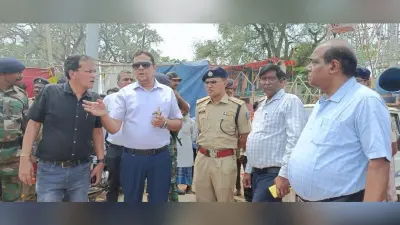 बसंतराय में लगे विशुआ मेला का डीसी व एसपी ने किया निरीक्षण