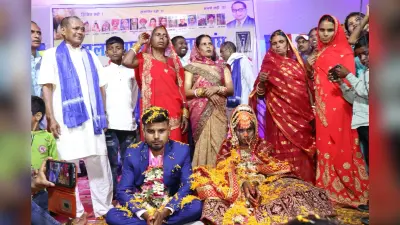 बिना दान दहेज युवक ने शादी रचायी