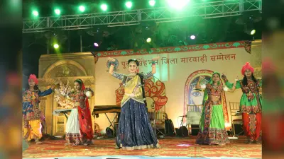 राजस्थान दिवस कार्यक्रम : धालभूम क्लब मैदान में बिखरी राजस्थानी संस्कृति की छटा