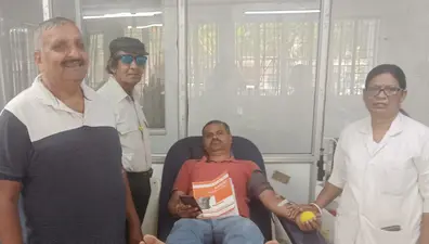शिविर में 10 यूनिट रक्त हुआ संग्रह