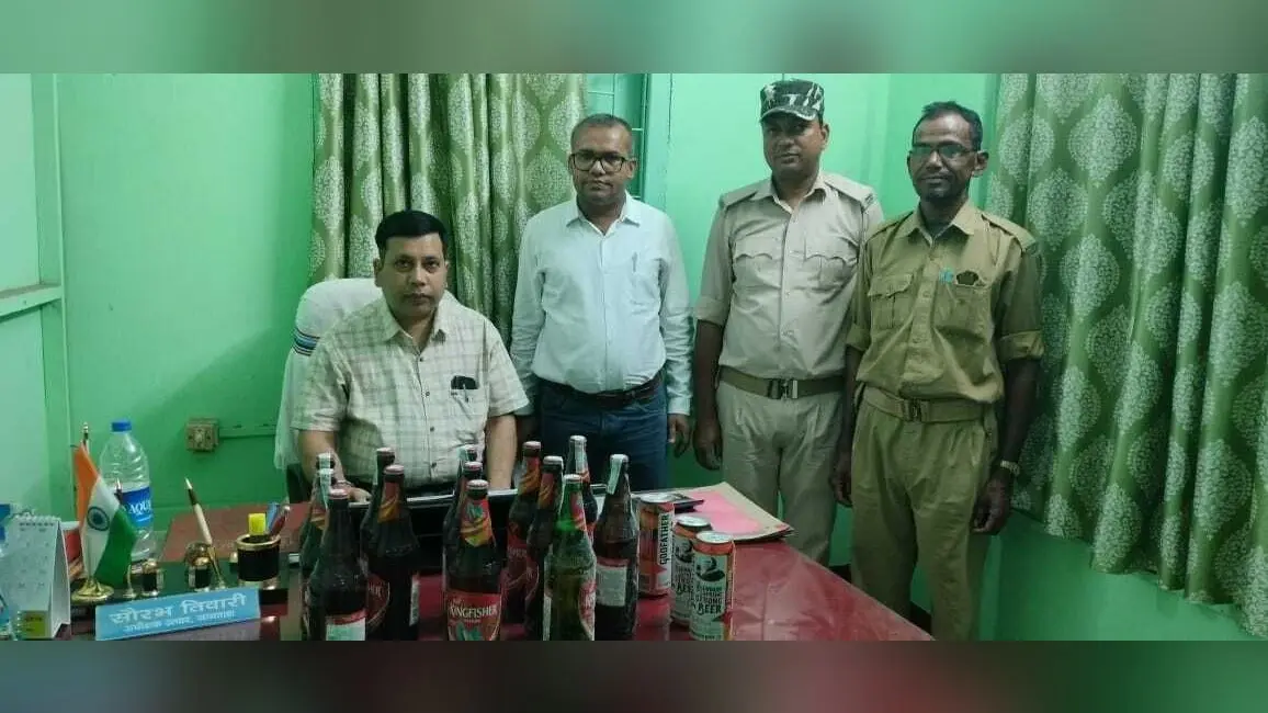 उत्पाद विभाग ने 9.950 लीटर अवैध शराब किया जब्त