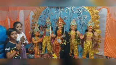 प्रभु श्रीराम का सजा दरबार, लगा मेला