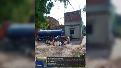 मानगो निगम ने की 25 जगहों पर टैंकर से जलापूर्ति