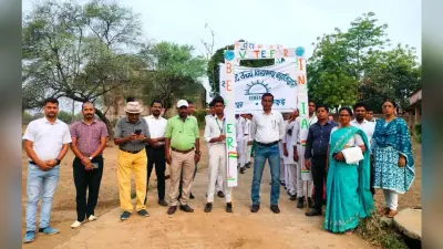 रैली निकालकर लोगों को किया मतदान को लेकर जागरूक