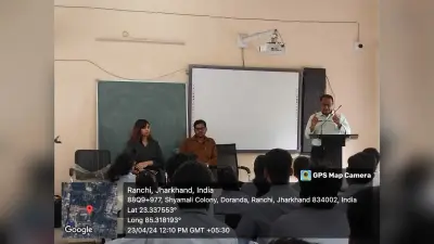 डोरंडा कॉलेज के छात्र एविएशन सेक्टर से हुए रूबरू