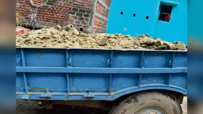जिले में बगैर माइनिंग प्लान के ही खेतों से हो रही मिट्टी की कटाई