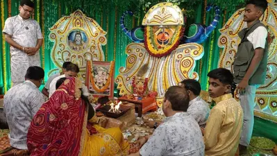 जन्मोत्सव पर बालाजी हनुमान का भव्य दरबार सजा, हुआ सुंदरकांड पाठ