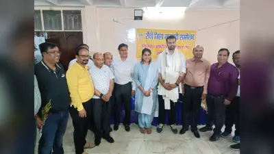 यूपीएससी के सफल अभ्यर्थी अमन और हर्षिता हुए सम्मानित
