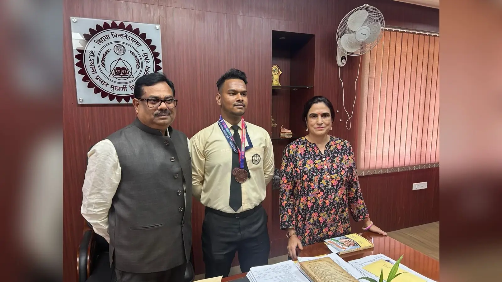 डीएसपीएमयू के राम स्वरूप ने राष्ट्रीय कराटे प्रतियोगिता में जीता कांस्य