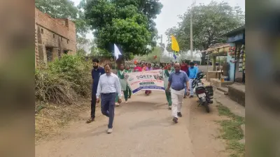 वल्नरेबल बूथों पर निकाली गयी मतदाता जागरूकता रैली