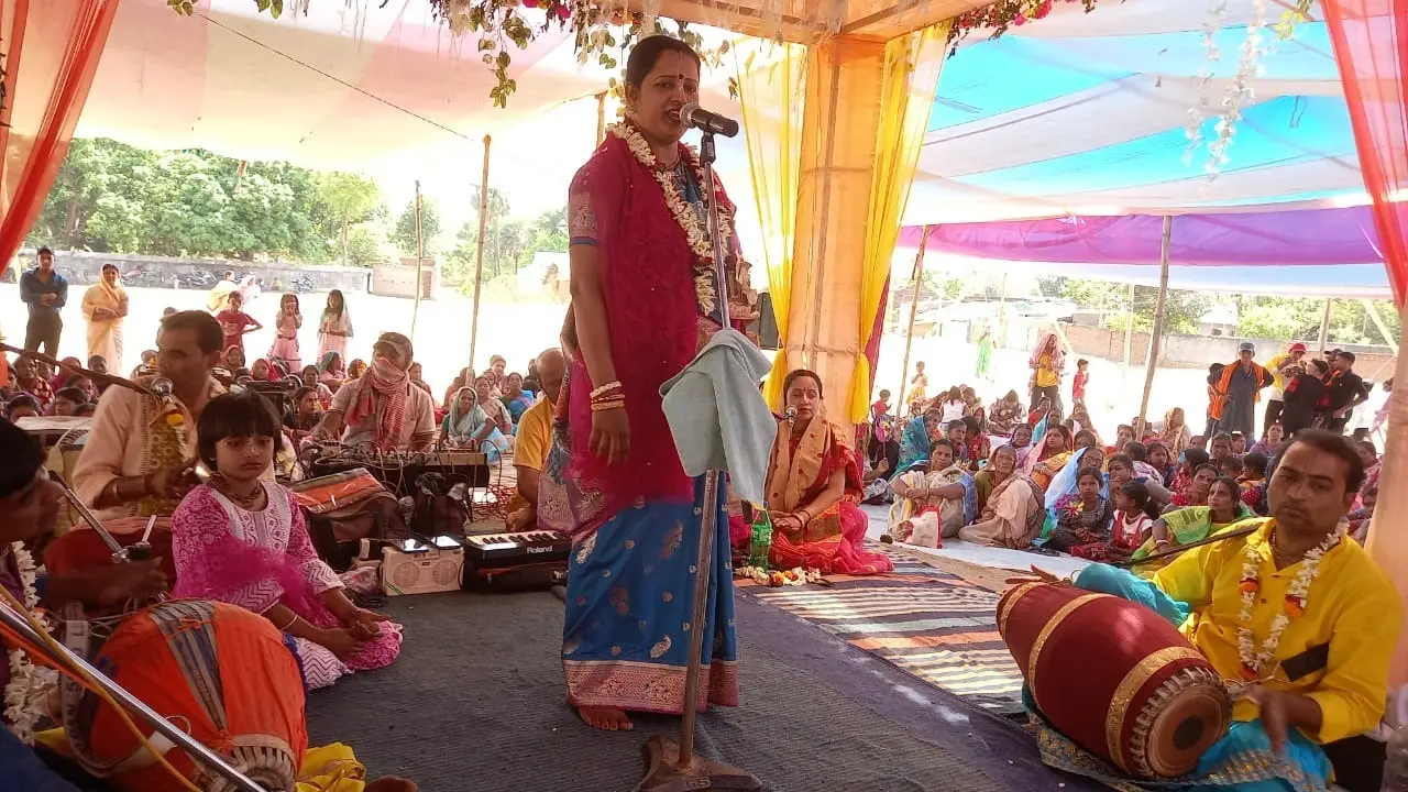 गोपालपुर में आयोजित हरिनाम संकीर्तन का समापन