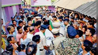मणिपुर में शहीद हुए बांकुड़ा के अरूप सैनी के पार्थिव शरीर का किया गया अंतिम संस्कार