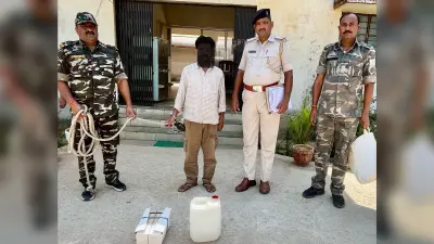 अवैध शराब की बिक्री के विरुद्ध छापा, एक गिरफ्तार