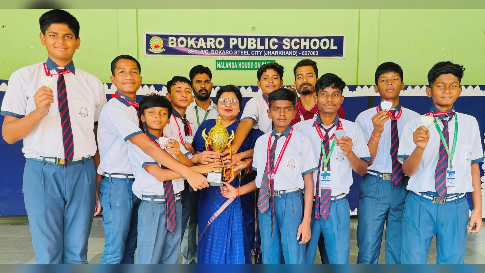 अंडर-14 बालक वर्ग में बोकारो पब्लिक स्कूल बना उपविजेता
