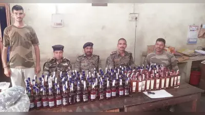 पानी प्लांट की आड़ में चल रहा था नकली शराब बनाने का धंधा