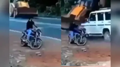 जाको राखे साइयां मार सके न कोय… JCB के नीचे आने वाला था लड़का, जानिए अचानक क्या हुआ