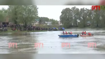 Jammu and Kashmir : झेलम नदी में नाव पलटी, कई लोग डूबे, चार की मौत