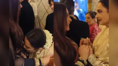 Heeramandi के प्रीमियर पर रेखा ने ऋचा चड्ढा के बेबी बंप को किया किस, आप भी देखें ये दिल छू लेने वाला VIDEO