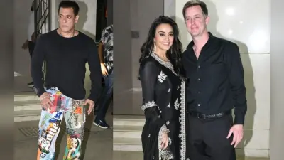 Sohail Khan की ईद पार्टी में सलमान खान दिखे बेहद स्टाइलिश; प्रीति जिंटा, बॉबी देओल सहित इन स्टार्स ने बढ़ाई रौनक, VIDEO