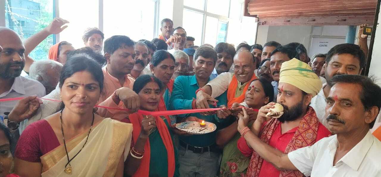 भाजपा खलारी मंडल के चुनाव कार्यालय का उदघाटन