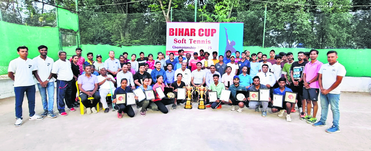 पटना की आयुषी ने बिहार कप सॉफ्ट टेनिस प्रतियोगिता पर जमाया कब्जा